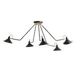 taklampa BRIMO svart Nordal