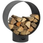 vedställ svart rund Esschert Design