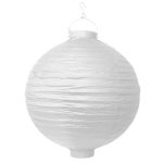 vit papperslanterna Partydeco