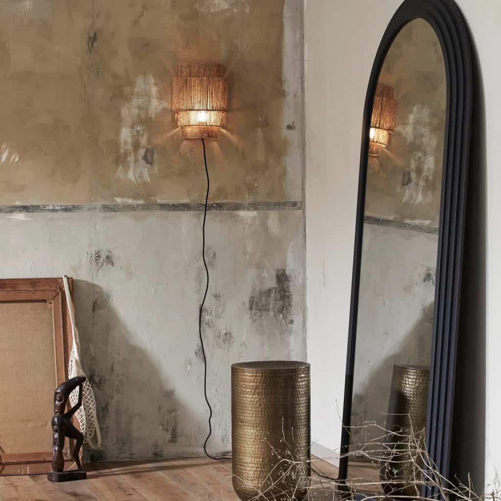 1008-3-vägglampa-AIDOS-jute-Nordal