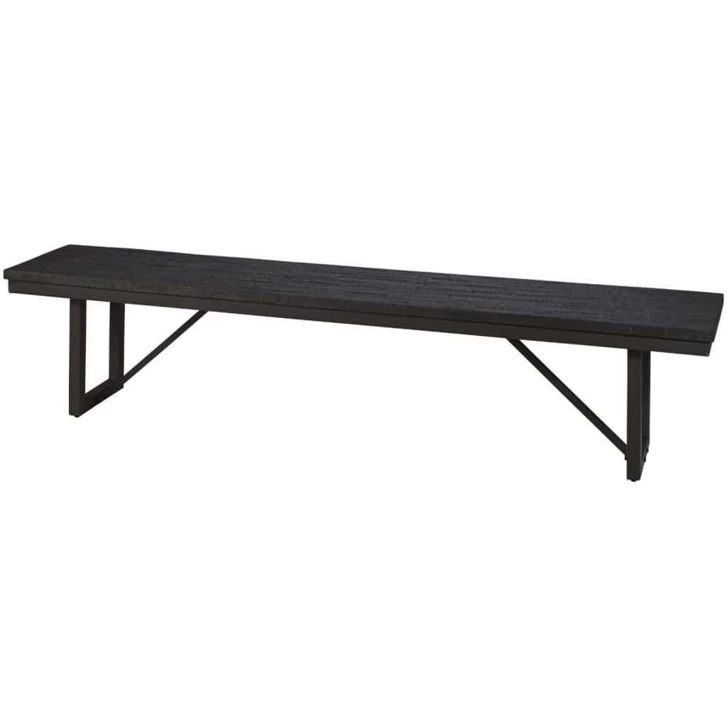 bänk KYOTO svart Wikholm form