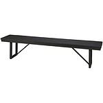 bänk KYOTO svart Wikholm form