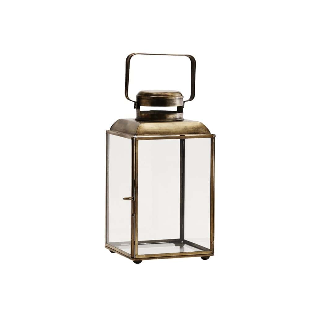 lykta antik mässing Madam Stoltz