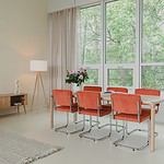 1006003-2-stol-RIDGE-orange-Zuiver