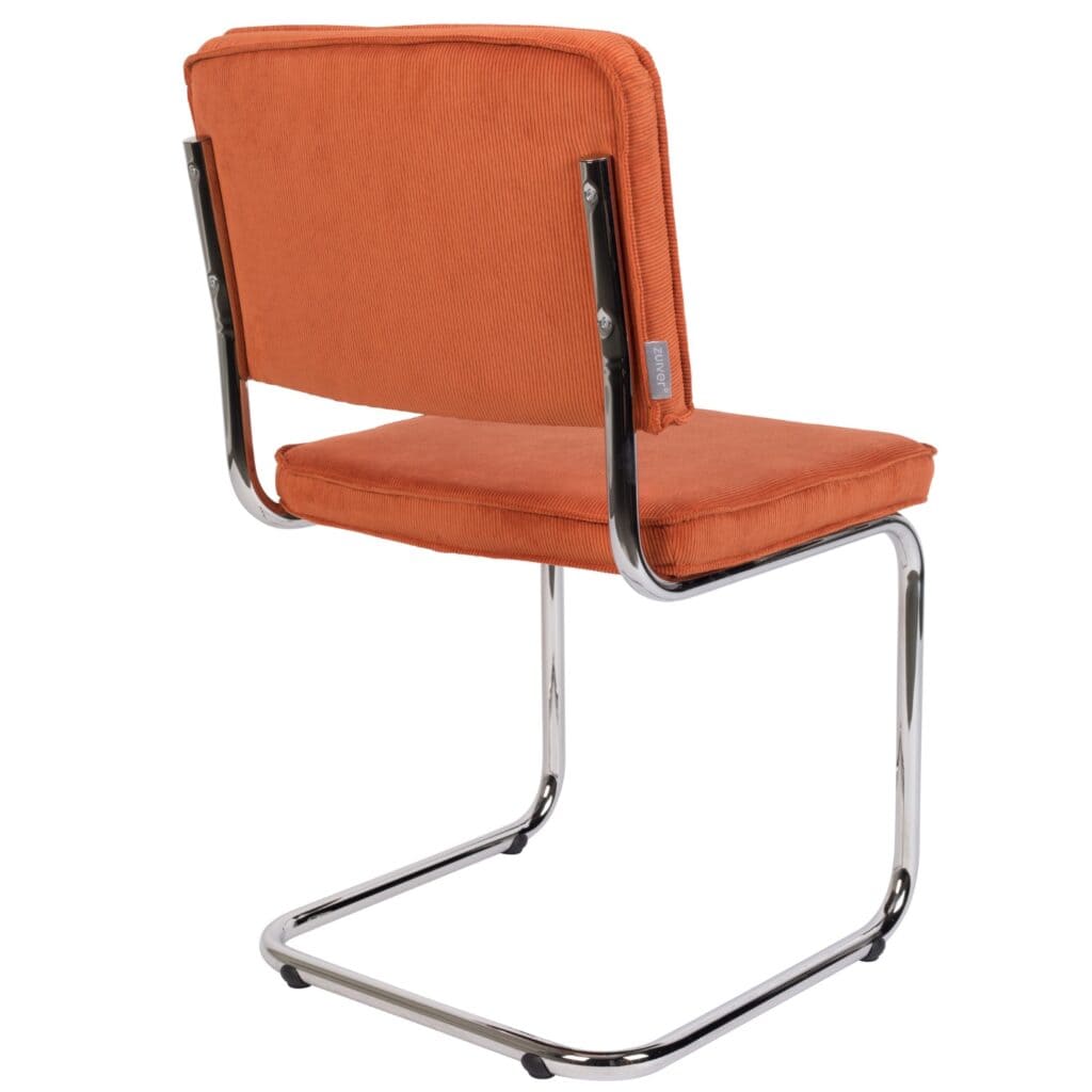 1006003-5-stol-RIDGE-orange-Zuiver