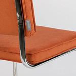 1006003-6-stol-RIDGE-orange-Zuiver