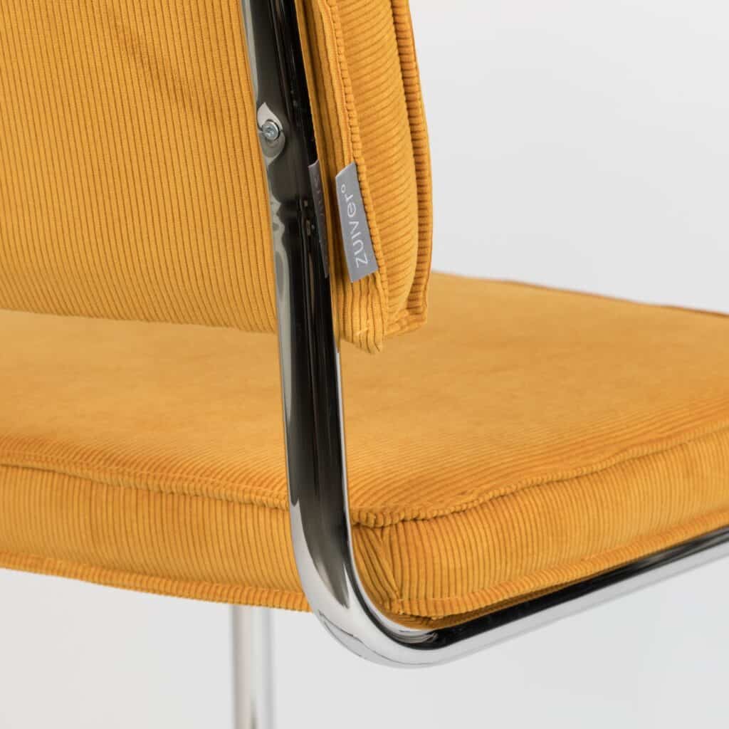 1006010-4-stol-RIDGE-gul-Zuiver