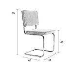 1006010-6-stol-RIDGE-gul-Zuiver