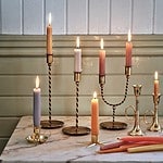 ljusstake SIW mässing Strömshaga