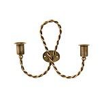 väggljusstake ESTELLE antik mässing Strömshaga