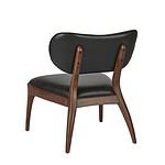 21523-2-fåtölj TALON-valnöt svart-Reeves by Wikholm form-möbler-Hemlängtan