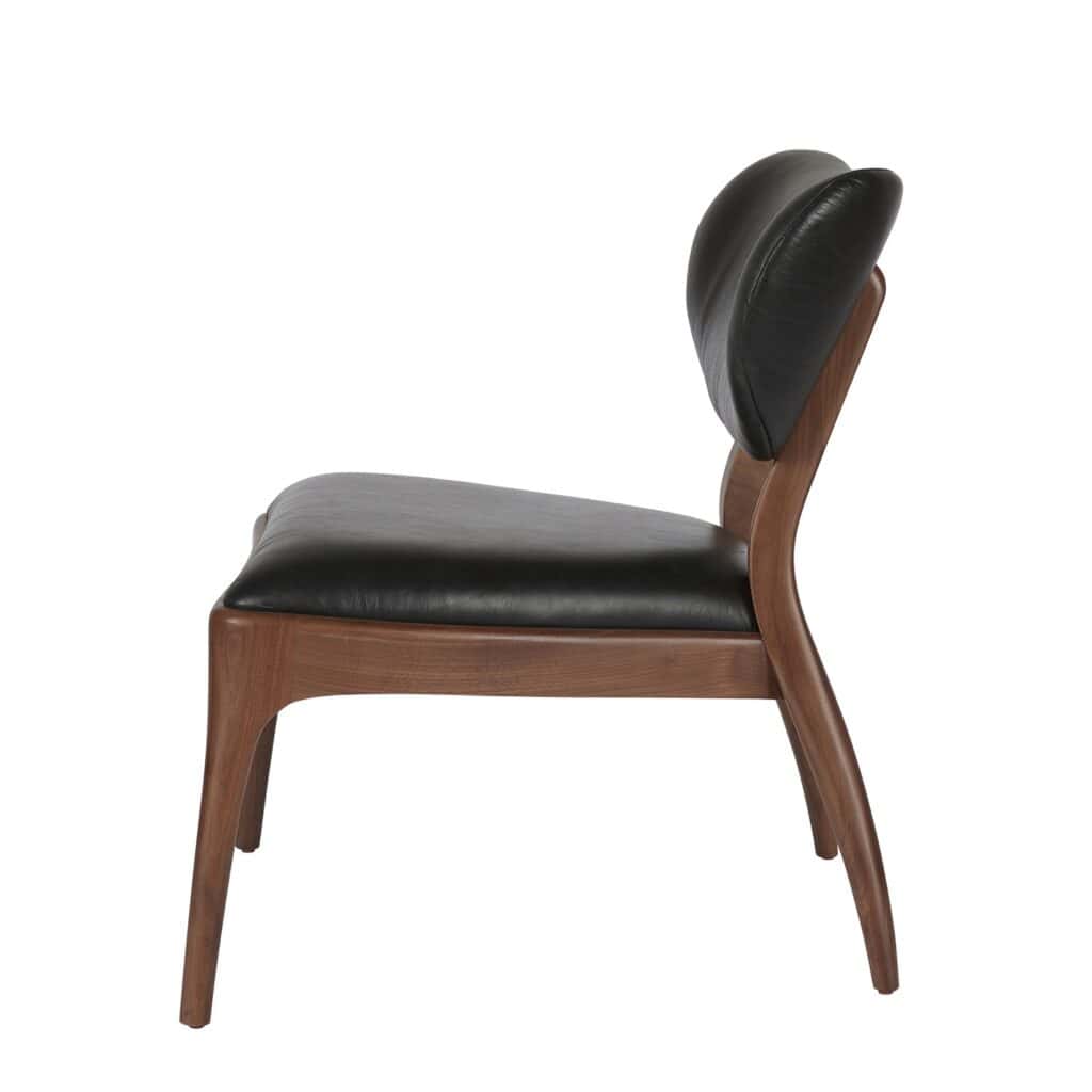 21523-3-fåtölj TALON-valnöt svart-Reeves by Wikholm form-möbler-Hemlängtan