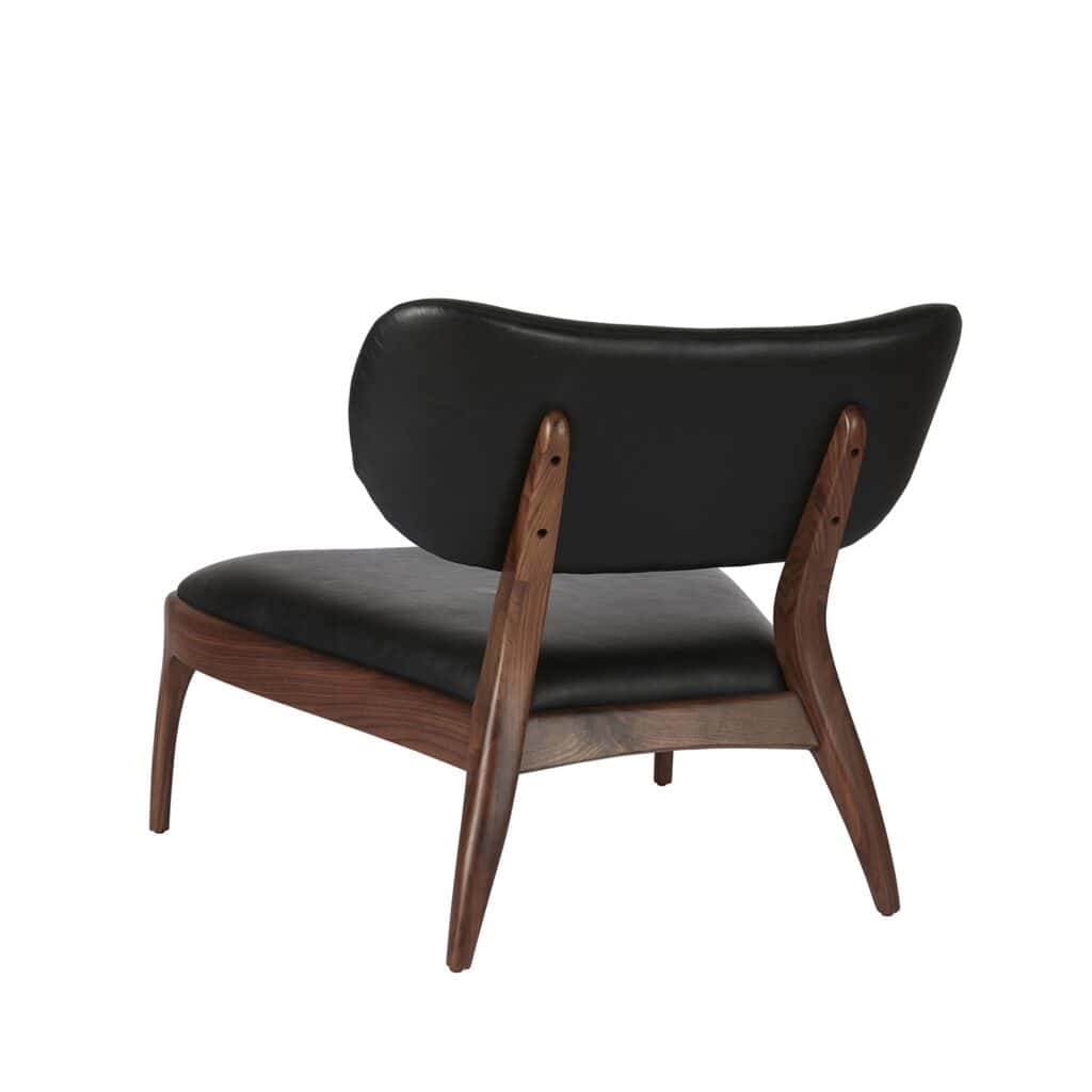 21525-2-fåtölj TULON-valnöt svart-Reeves by Wikholm form-möbler-Hemlängtan