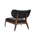 21525-2-fåtölj TULON-valnöt svart-Reeves by Wikholm form-möbler-Hemlängtan