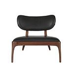 21525-3-fåtölj TULON-valnöt svart-Reeves by Wikholm form-möbler-Hemlängtan