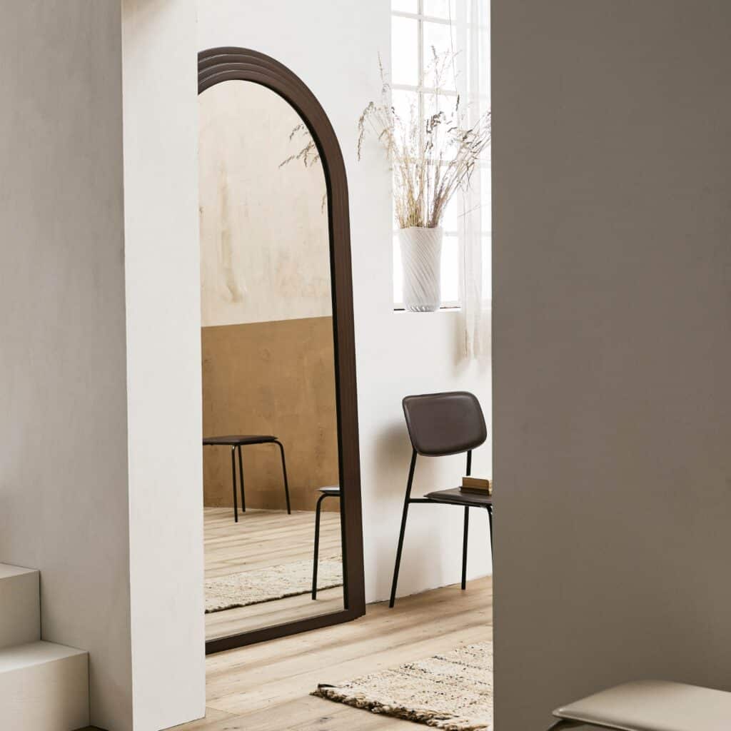 spegel Falco brun Nordal