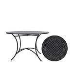 trädgårdsbord Venice svart Wikholm form