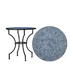 TRIESTE trädgårdsbord med blå mosaik från varumärket Wikholm form.