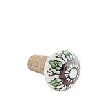 vacker vinkork/vinförslutare med blommönster från varumärket Madam Stoltz