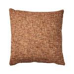 Fyrkantigt kuddfodral i korall och beige, med en grov vävstruktur. Kuddfodralet är 50x50 cm och ger en varm, rustik känsla.