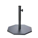 Parasollfot Gatsby i antracit med oktagonformad bas och rör med skruvfäste för stabil uppsättning av parasoller.