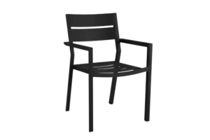 Karmstol DELIA, svart