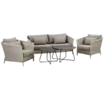 Detaljerna gör helheten – handvävd konstrotting och välavvägda materialval.