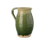 Vas Ivy terrakotta grön melange från Wikholm Form – unik vas med rustik glasyr och levande nyanser.