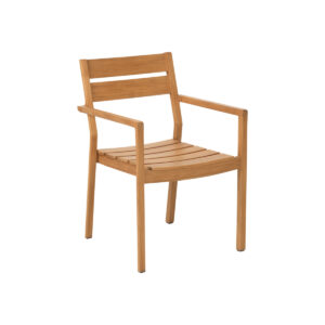Trädgårdsstol med armstöd DELIA, teak
