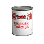 Ofärgad träolja för utemöbler i metallburk från Brafab, 1 liter