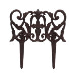 Kantskydd ORNAMENT i gjutjärn för rabatt och trädgårdsgång