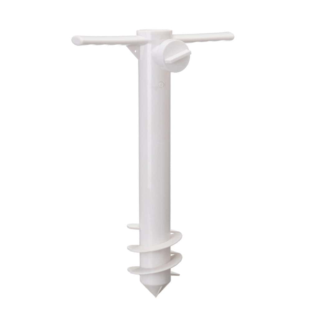 Parasoll VALLETTA markfäste för nedskruvning i sand eller jord