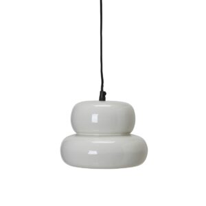 Taklampa PADOVA offwhite 22 cm pendellampa i metall med rund design