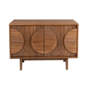 Skänk GROOVE valnöt 2 dörrar 82 cm