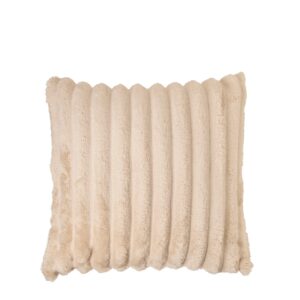 Kuddfodral ISLA ribbat beige 45x45 cm