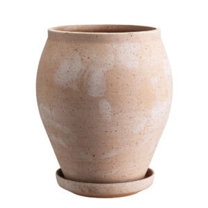 Terrakottakruka DELPHI hög, rosa 22 cm